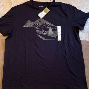 Goodfellow & Co Dark Blue Scenic Graphic Tee